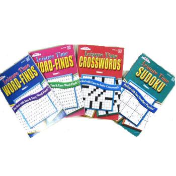 Leisure Time Puzzle Book With Floor Display Case Pack 144