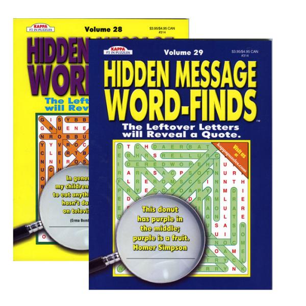 Kappa Hidden Message Word Finds Book Case Pack 48