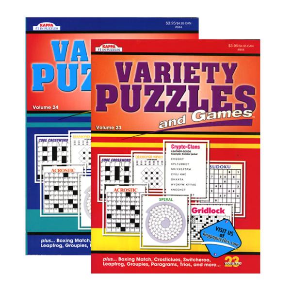 Kappa Variety Puzzles & Games Book Case Pack 48