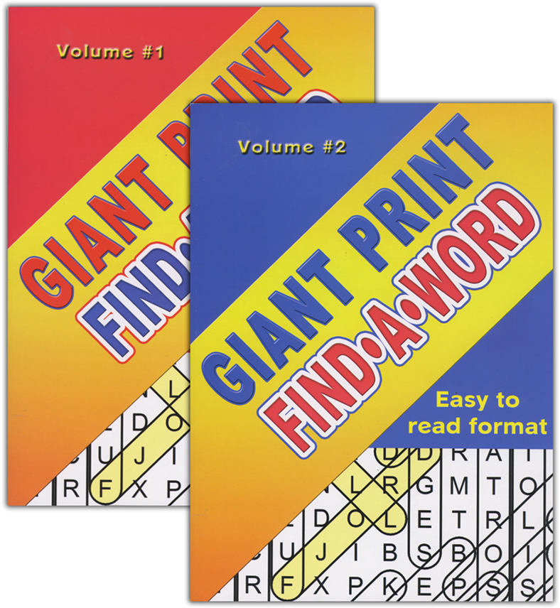 Giant Print Find-A-Word Puzzles Book Case Pack 48