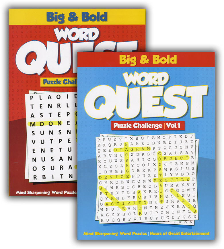 Big & Bold - Word Quest Puzzles Book Case Pack 48