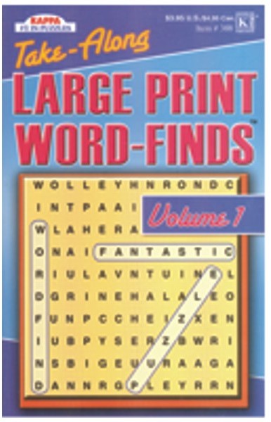 Large Print Word Find - Pocket Size Case Pack 72