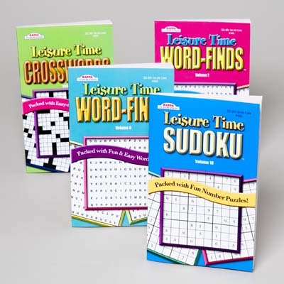 Assorted Puzzle Books - Leisure Time Case Pack 144